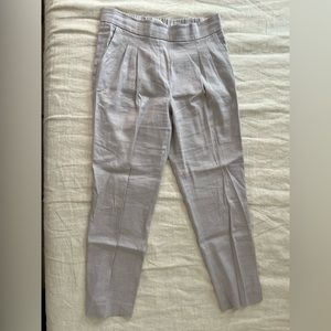 Aritzia Babaton Lilac Linen-blend Cohen pants (size 4)